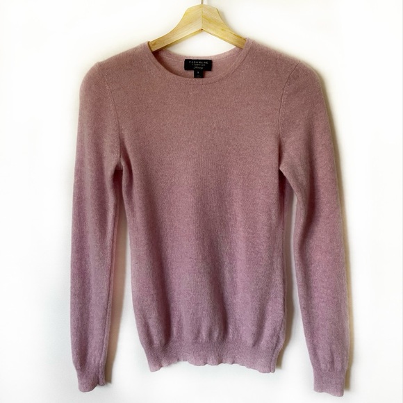 Charter Club Cashmere Crew Neck Chantilly Pink Sweater - Picture 2 of 7